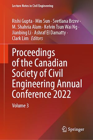 Téléchargez le livre :  Proceedings of the Canadian Society of Civil Engineering Annual Conference 2022