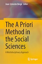 Télécharger le livre :  The A Priori Method in the Social Sciences