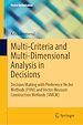 Télécharger le livre :  Multi-Criteria and Multi-Dimensional Analysis in Decisions