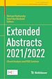 Télécharger le livre :  Extended Abstracts 2021/2022