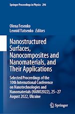 Télécharger le livre :  Nanostructured Surfaces, Nanocomposites and Nanomaterials, and Their Applications