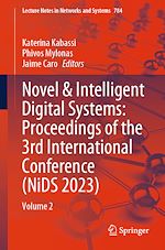 Télécharger le livre :  Novel & Intelligent Digital Systems: Proceedings of the 3rd International Conference (NiDS 2023)