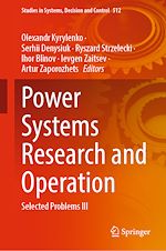 Télécharger le livre :  Power Systems Research and Operation