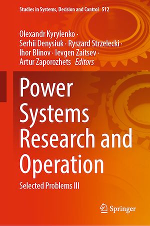 Téléchargez le livre :  Power Systems Research and Operation