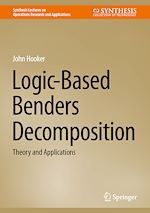 Télécharger le livre :  Logic-Based Benders Decomposition