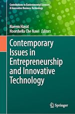 Télécharger le livre :  Contemporary Issues in Entrepreneurship and Innovative Technology