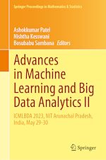 Télécharger le livre :  Advances in Machine Learning and Big Data Analytics II