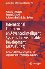 Télécharger le livre :  International Conference on Advanced Intelligent Systems for Sustainable Development (AI2SD'2023)
