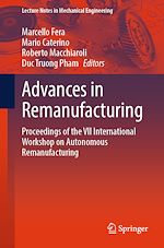 Télécharger le livre :  Advances in Remanufacturing