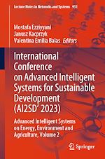 Télécharger le livre :  International Conference on Advanced Intelligent Systems for Sustainable Development (AI2SD'2023)