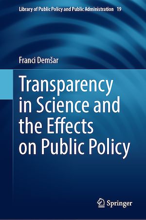 Téléchargez le livre :  Transparency in Science and the Effects on Public Policy