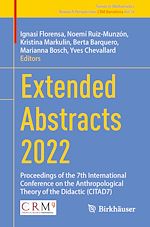 Télécharger le livre :  Extended Abstracts 2022