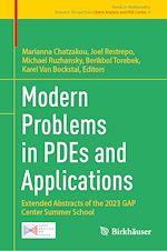 Télécharger le livre :  Modern Problems in PDEs and Applications