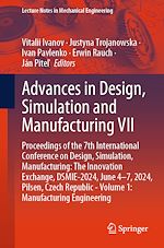 Télécharger le livre :  Advances in Design, Simulation and Manufacturing VII