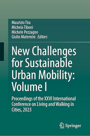 Téléchargez le livre :  New Challenges for Sustainable Urban Mobility: Volume I