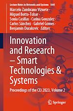 Télécharger le livre :  Innovation and Research – Smart Technologies & Systems