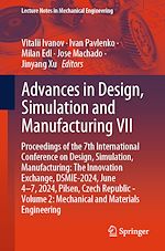 Télécharger le livre :  Advances in Design, Simulation and Manufacturing VII