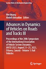 Télécharger le livre :  Advances in Dynamics of Vehicles on Roads and Tracks III