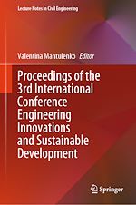 Download this eBook Proceedings of the 3rd International Conference Engineering Innovations and Sustainable Development