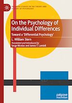 Télécharger le livre :  On the Psychology of Individual Differences