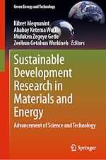 Télécharger le livre :  Sustainable Development Research in Materials and Energy