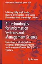 Télécharger le livre :  AI Technologies for Information Systems and Management Science