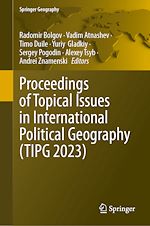 Télécharger le livre :  Proceedings of Topical Issues in International Political Geography (TIPG 2023)
