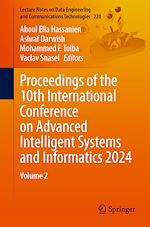 Télécharger le livre :  Proceedings of the 10th International Conference on Advanced Intelligent Systems and Informatics 2024