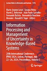 Télécharger le livre :  Information Processing and Management of Uncertainty in Knowledge-Based Systems