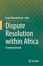 Télécharger le livre :  Dispute Resolution within Africa