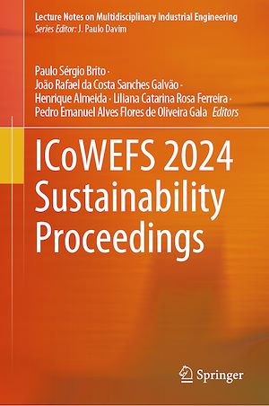 Téléchargez le livre :  ICoWEFS 2024 Sustainability Proceedings