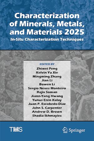 Téléchargez le livre :  Characterization of Minerals, Metals, and Materials 2025