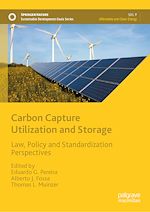 Télécharger le livre :  Carbon Capture Utilization and Storage