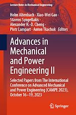Télécharger le livre :  Advances in Mechanical and Power Engineering II
