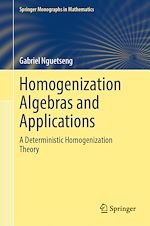 Télécharger le livre :  Homogenization Algebras and Applications