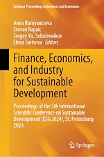 Télécharger le livre :  Finance, Economics, and Industry for Sustainable Development