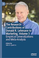 Download this eBook The Research Contributions of Donald R. Lehmann to Marketing, Volume 3