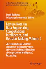 Télécharger le livre :  Lecture Notes in Data Engineering, Computational Intelligence, and Decision-Making, Volume 2