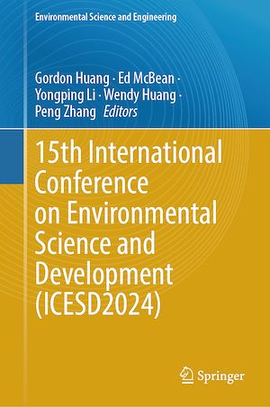 Téléchargez le livre :  15th International Conference on Environmental Science and Development (ICESD2024)