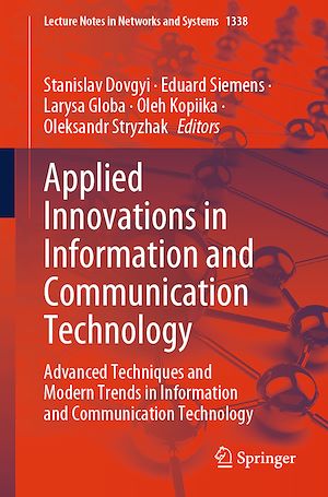 Téléchargez le livre :  Applied Innovations in Information and Communication Technology