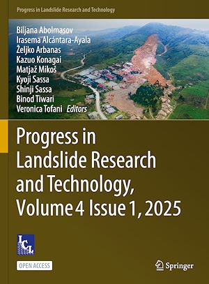 Download the eBook: Progress in Landslide Research and Technology, Volume 4 Issue 1, 2025