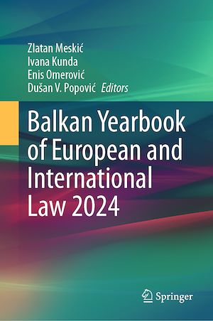 Téléchargez le livre :  Balkan Yearbook of European and International Law 2024