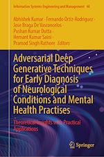 Télécharger le livre :  Adversarial Deep Generative Techniques for Early Diagnosis of Neurological Conditions and Mental Health Practises