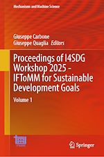 Télécharger le livre :  Proceedings of I4SDG Workshop 2025 - IFToMM for Sustainable Development Goals