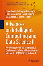 Télécharger le livre :  Advances on Intelligent Computing and Data Science II