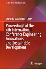 Télécharger le livre :  Proceedings of the 4th International Conference Engineering Innovations and Sustainable Development