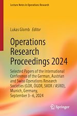 Télécharger le livre :  Operations Research Proceedings 2024