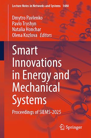Téléchargez le livre :  Smart Innovations in Energy and Mechanical Systems