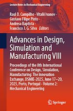 Télécharger le livre :  Advances in Design, Simulation and Manufacturing VIII