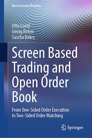 Téléchargez le livre :  Screen Based Trading and Open Order Book